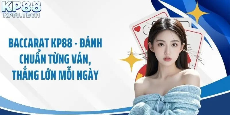 Baccarat KP88 - Đánh Chuẩn Từng Ván, Thắng Lớn Mỗi Ngày